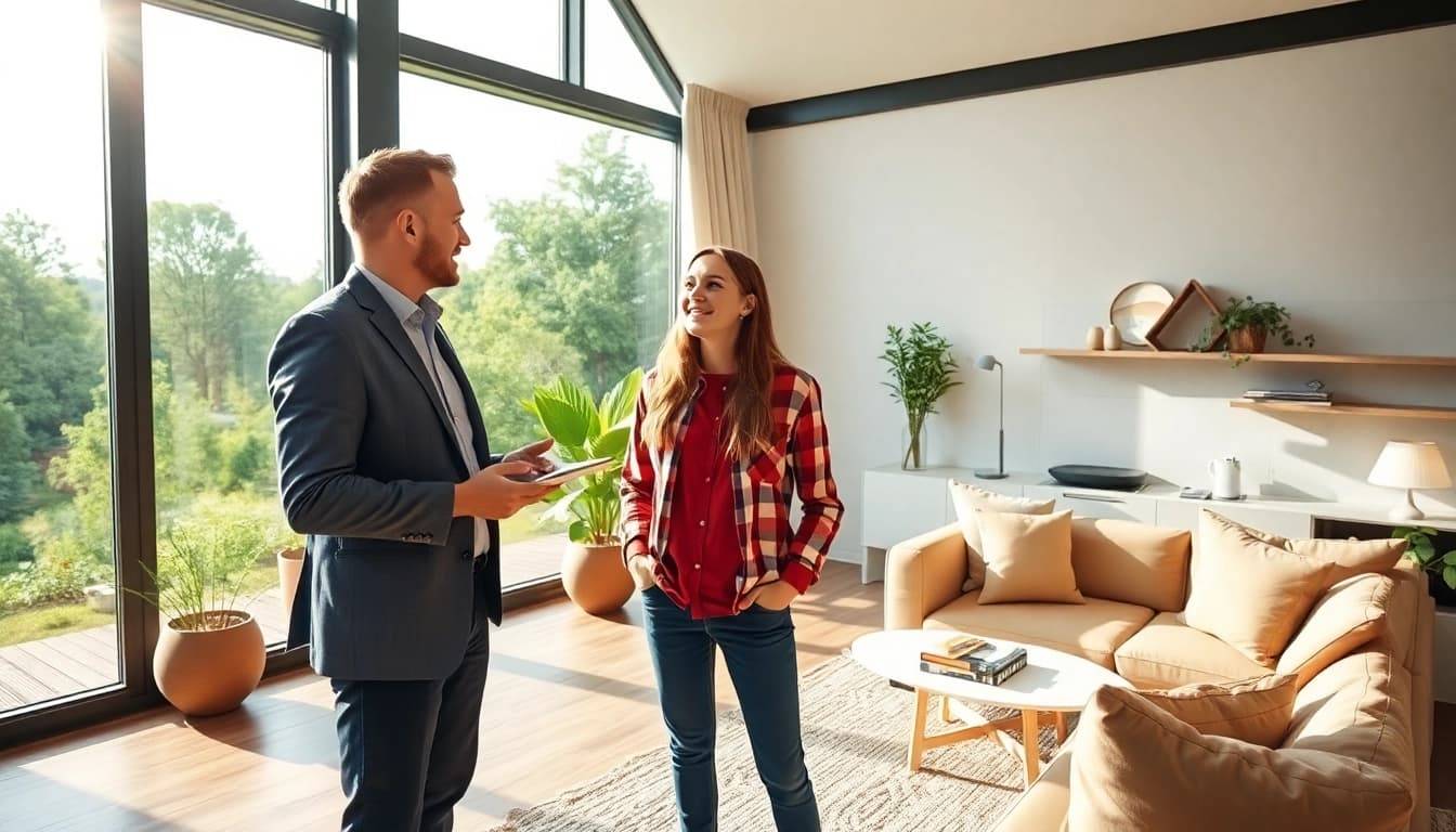 Immobilienmakler Frankfurt Preungesheim präsentiert ein modernes Objekt mit strahlender Atmosphäre.