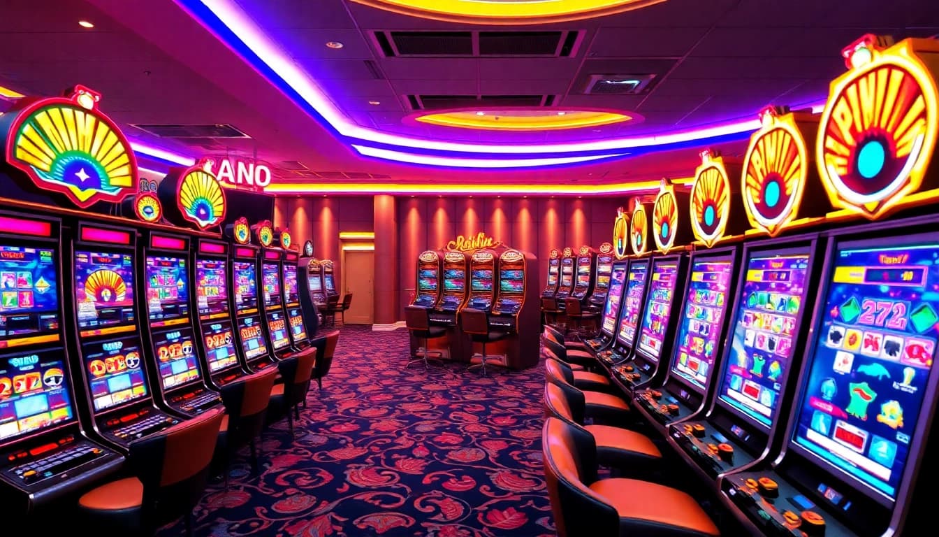 Spielen Sie Casino Online mit spannenden Spielautomaten in einer einladenden Umgebung.