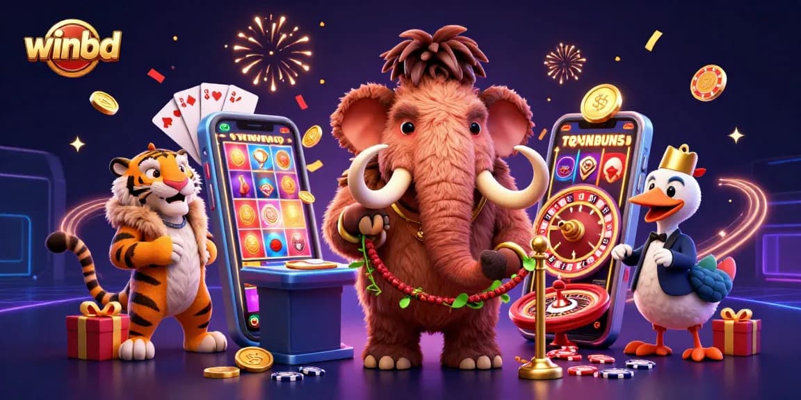 Experience thrilling gaming moments at winbd with vibrant slot games and a fun casino atmosphere.