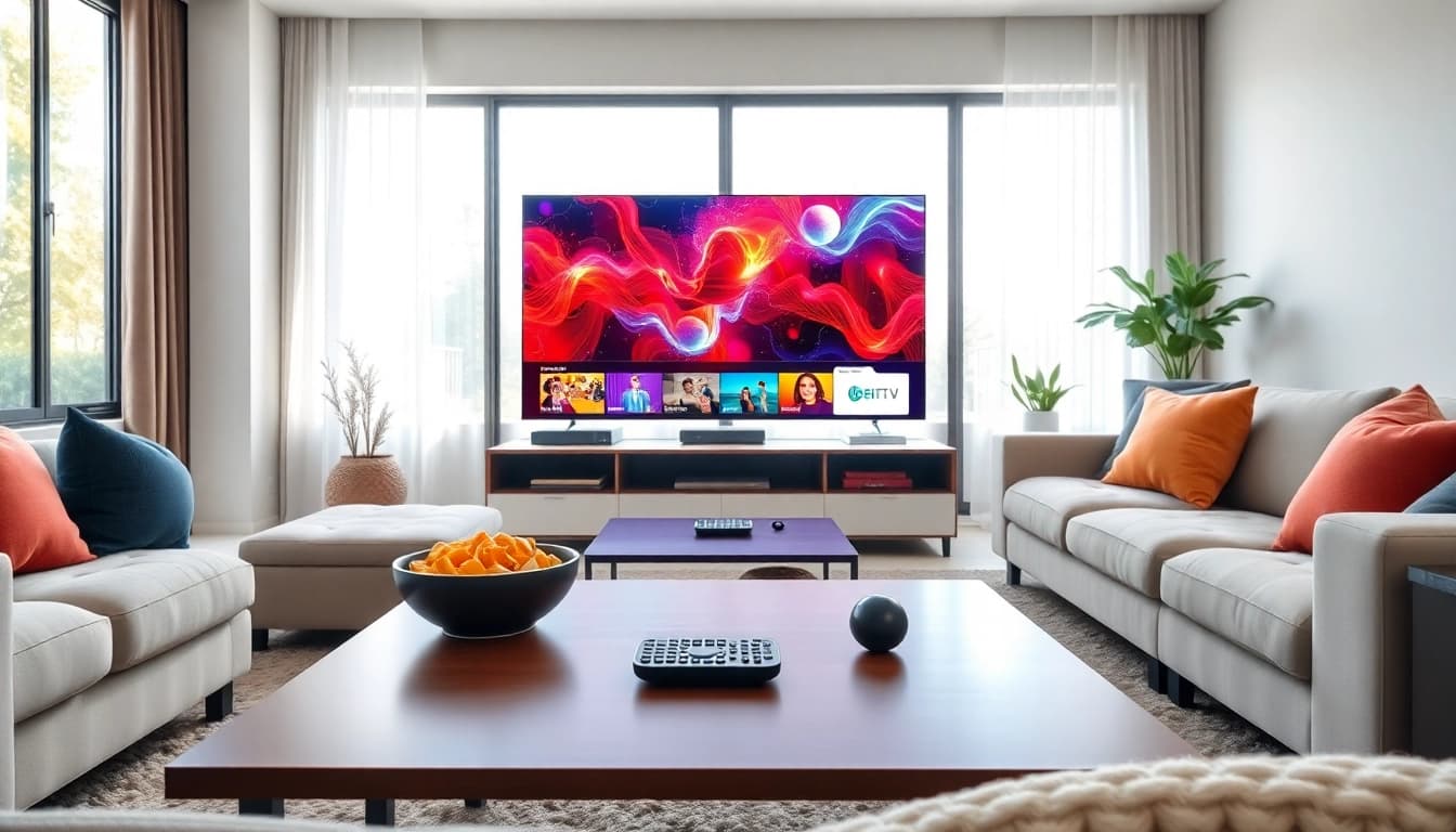 Mit IPTV 12 Monate erleben Sie Unterhaltung in Ihrem modernen Wohnzimmer.