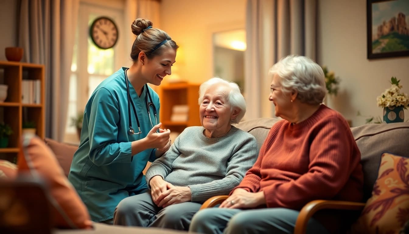 Compassionate care from ambulanter pflegedienst leverkusen professionals in a warm home environment.