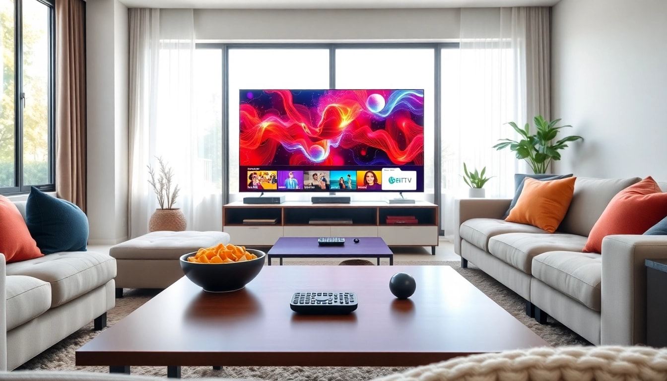 Mit IPTV 12 Monate erleben Sie Unterhaltung in Ihrem modernen Wohnzimmer.