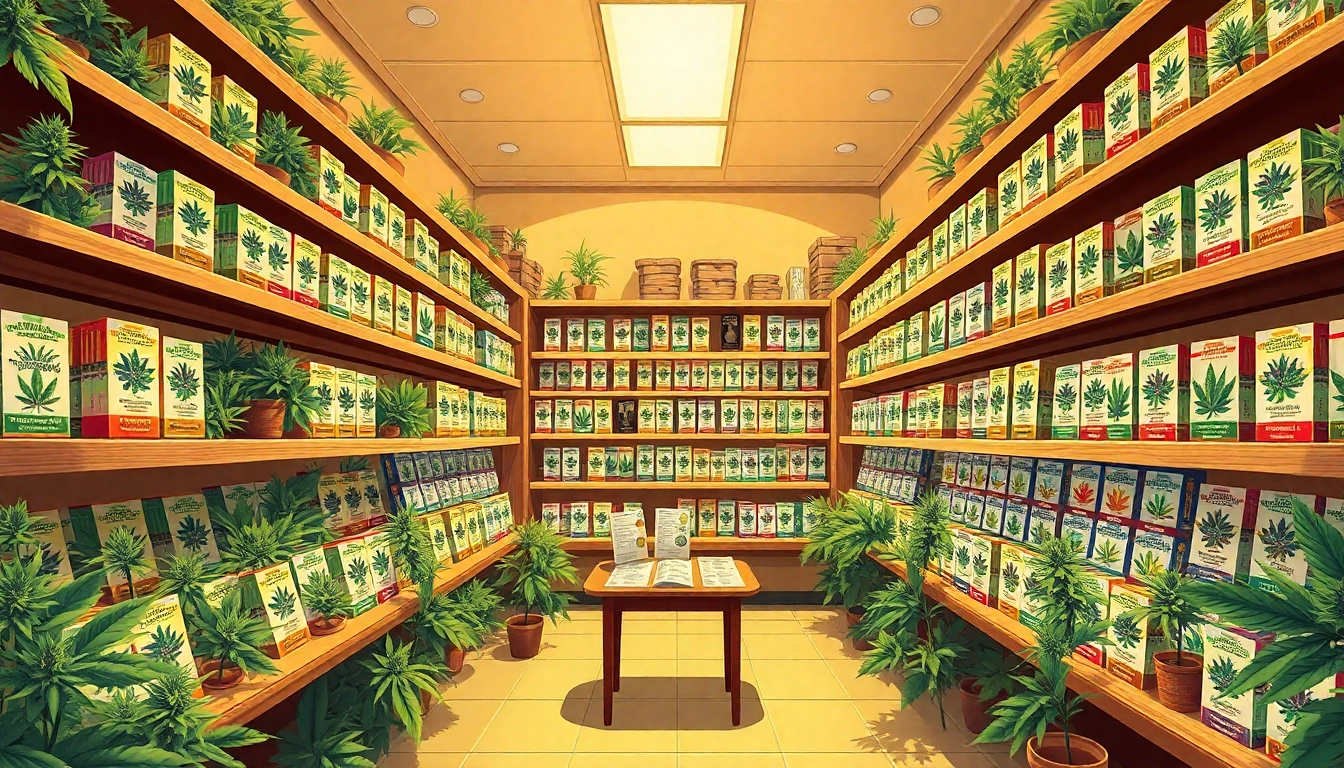 Explore a diverse selection of marijuana seeds displayed in a welcoming cannabis seed bank.