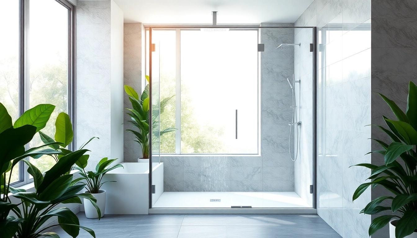Duschkabine 80x80 in modernem Badezimmer mit eleganten Designelementen und viel Licht.
