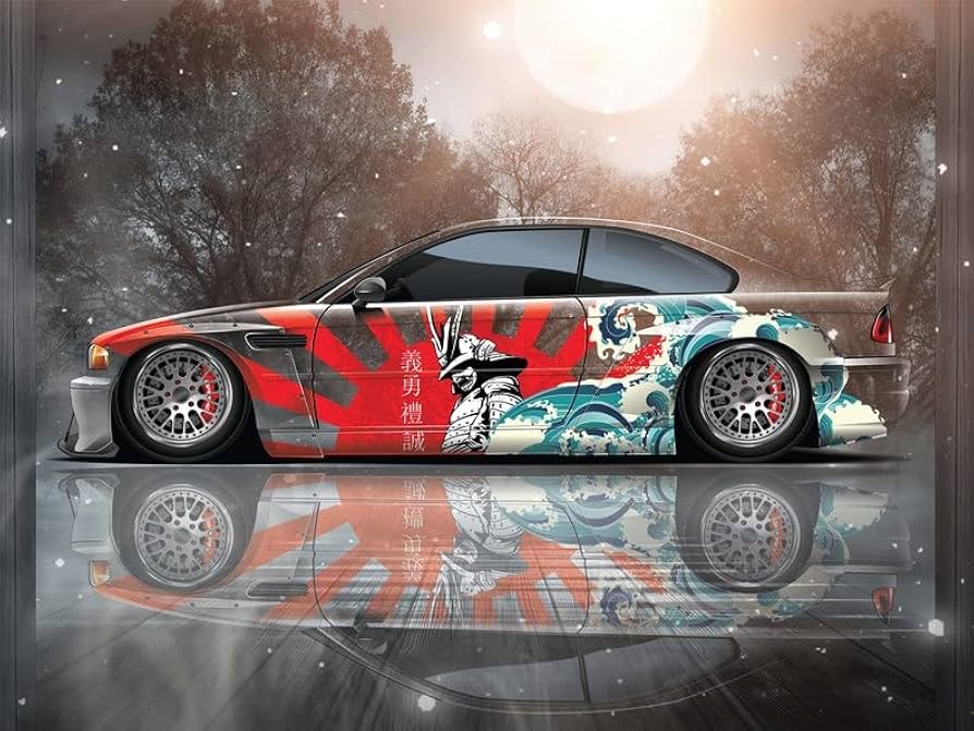Anime on Car: Verwandeln Sie Ihr Fahrzeug mit einer auffälligen Anime-Autofolierung!