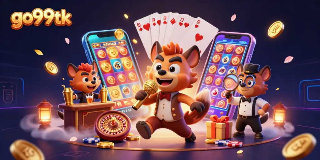 Experience the vibrant energy of go99tk with hyenas running a comedy casino featuring lively games and thrilling action.