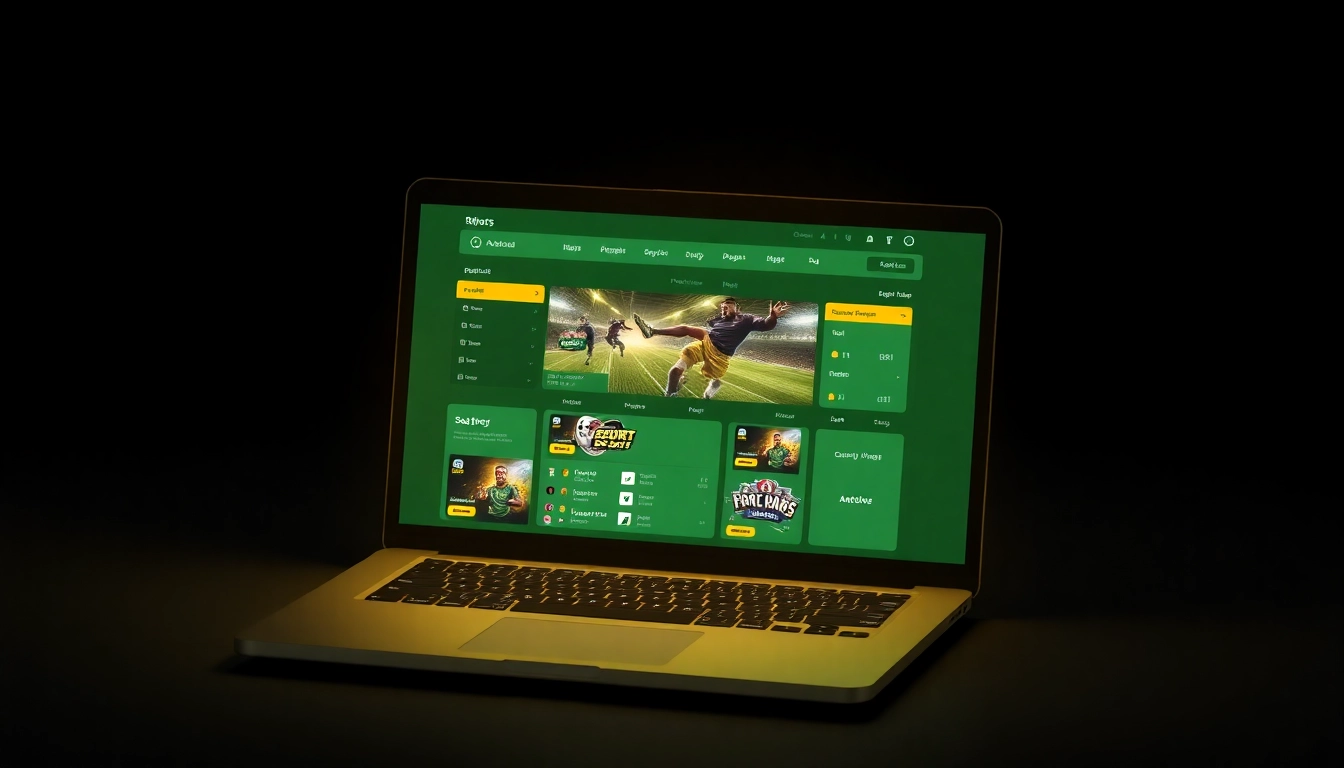 Discover neue wettanbieter bonus ohne einzahlung offers on a laptop with vibrant sports betting elements.