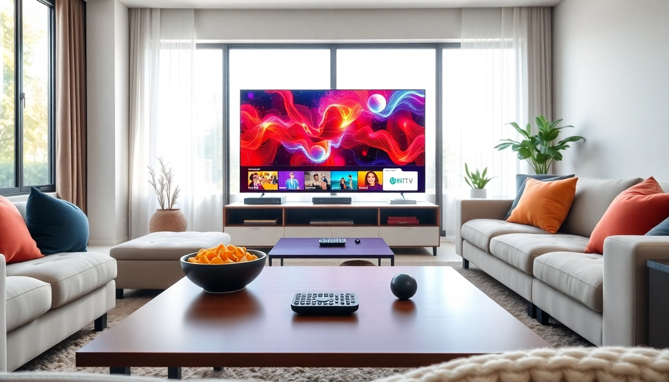 Mit IPTV 12 Monate erleben Sie Unterhaltung in Ihrem modernen Wohnzimmer.