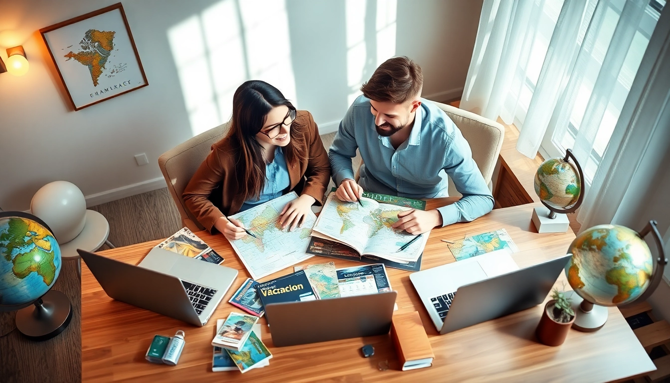 Flug & Hotel Tipps planning a perfect getaway with travel guides and maps.