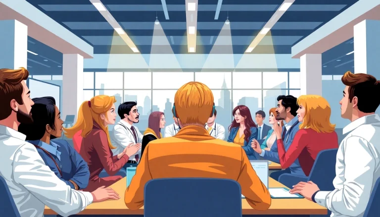 Participants at the Vertriebsoffensive conference actively collaborating to enhance their sales strategies and networking.