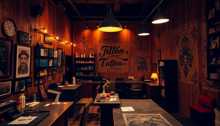 Professionelles Tattoo Studio München mit kreativen Designs und einem einladenden Ambiente.