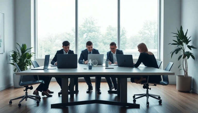 Berater bei der strategischen Planung in der Top Unternehmensberatung in einem modernen Büro.