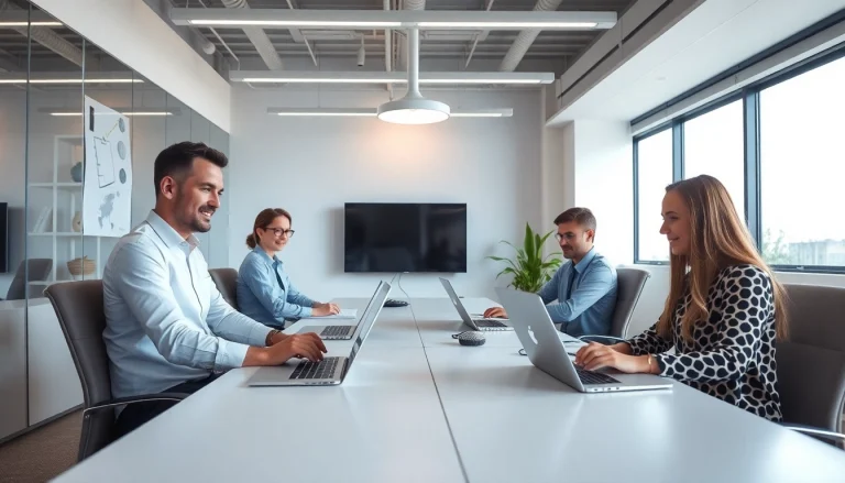 Berater analysieren Strategien – Beste Unternehmensberatung in modernem Bürosetting.