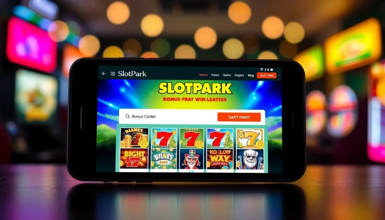 Aktivieren Sie den Slotpark Bonus Code auf Ihrem Smartphone und genießen Sie spannende Spielautomaten im Hintergrund.