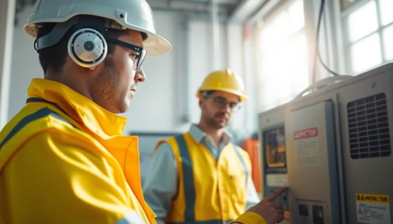 Inspecting Prüfung ortsveränderlicher elektrischer Betriebsmittel, showcasing a technician's attention to detail and safety standards.