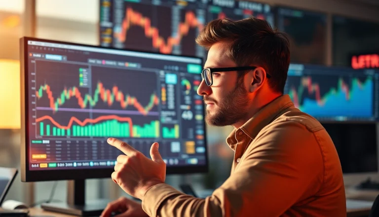 Trader analysiert die BrightFunded Plattform zur Maximierung der Handelsmöglichkeiten.