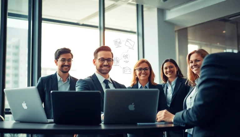 Professionelle Headhunter im Büroarbeit unterstützen Unternehmen im Headhunter Vertrieb bei der Suche nach talentierten Führungskräften.