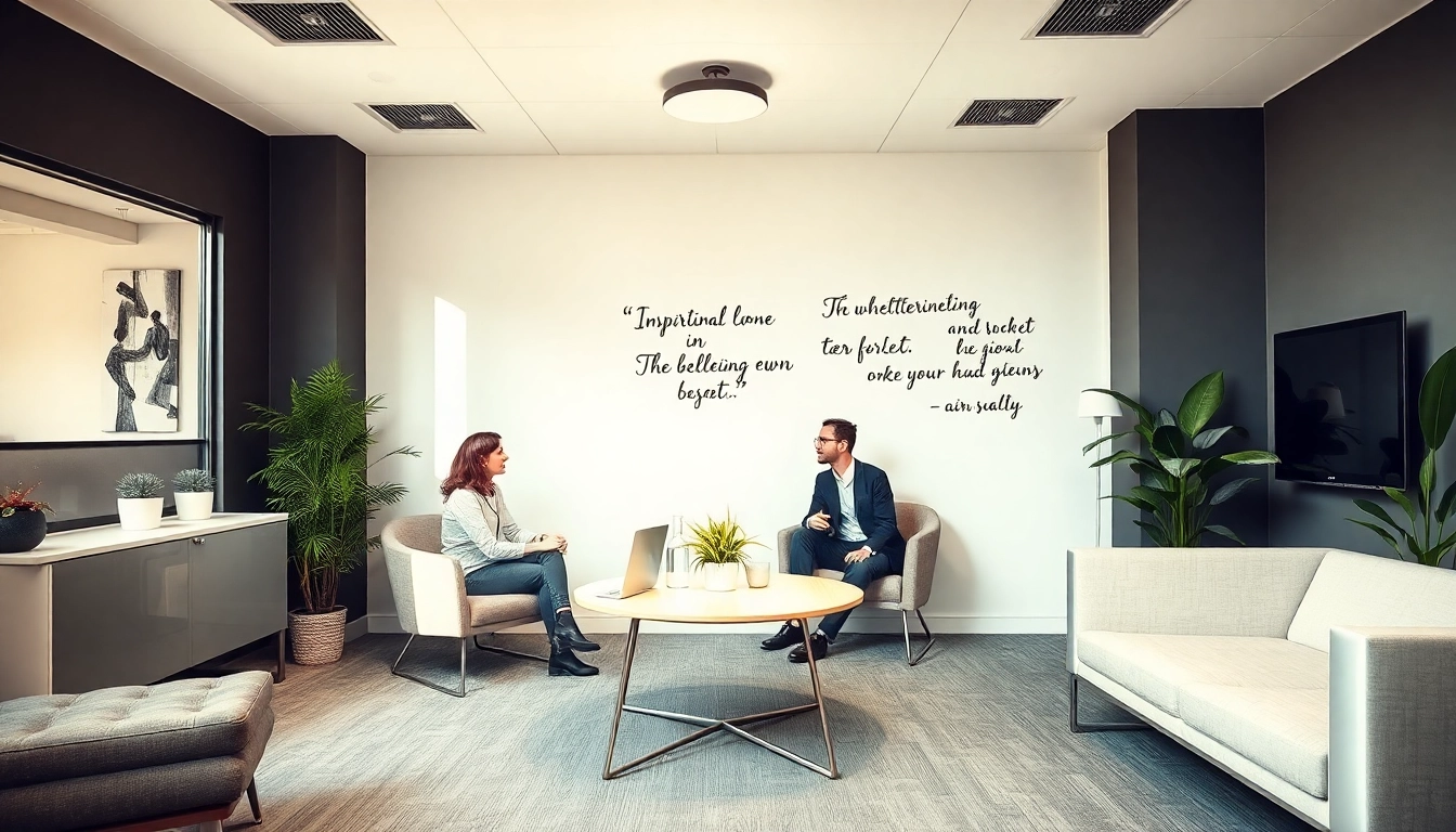 Professionelle Interaktion in der Personalvermittlung mit engagierten Mitarbeitern in einem modernen Büro.