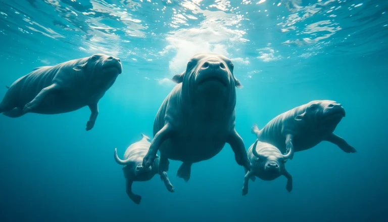 Tauchen Bullenhaie erleben mit majestätischen Haien und Korallen im Hintergrund
