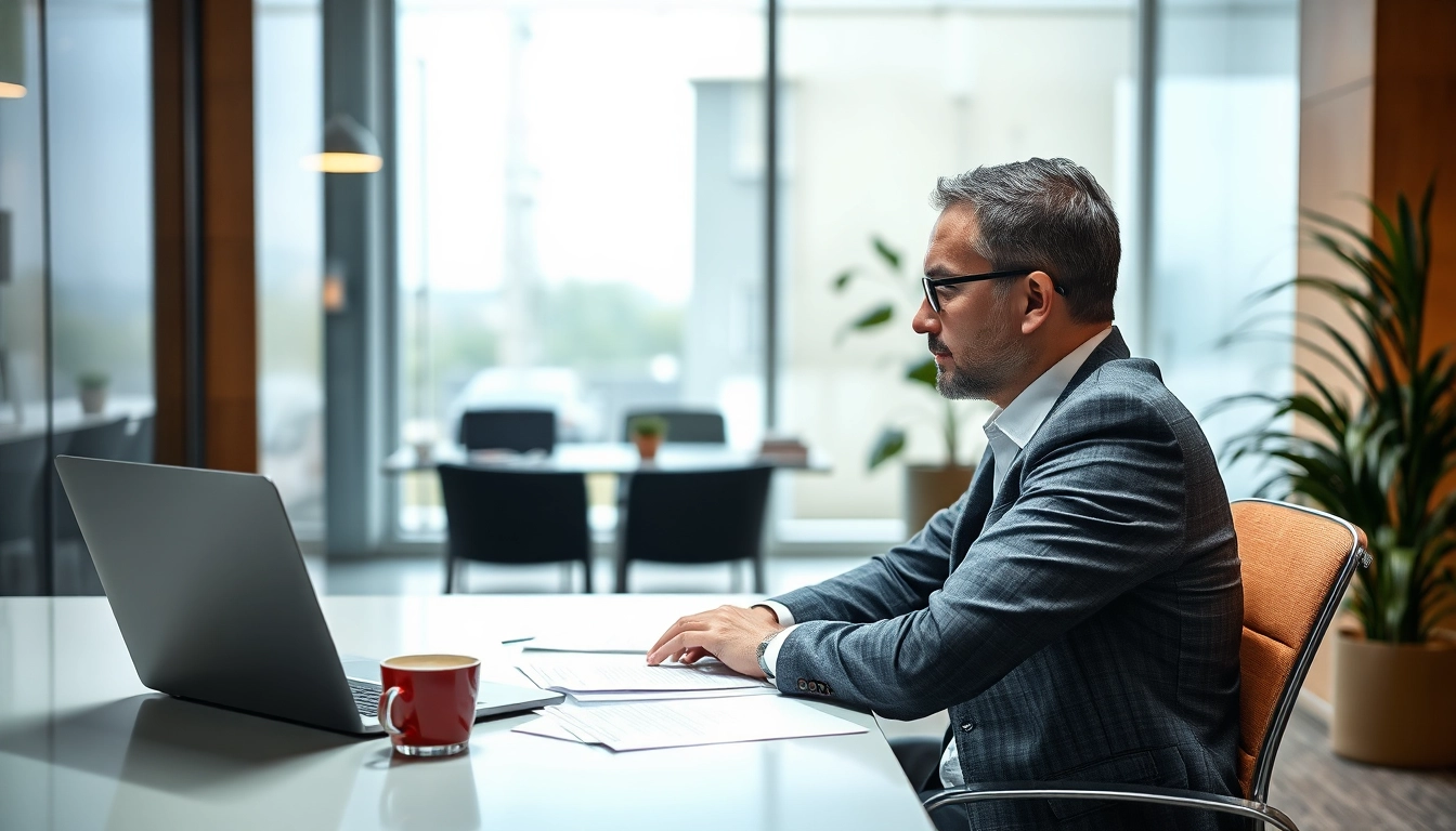 Headhunter Oberhausen führt ein Bewerbungsgespräch mit einem Kandidaten und zeigt Professionalität.