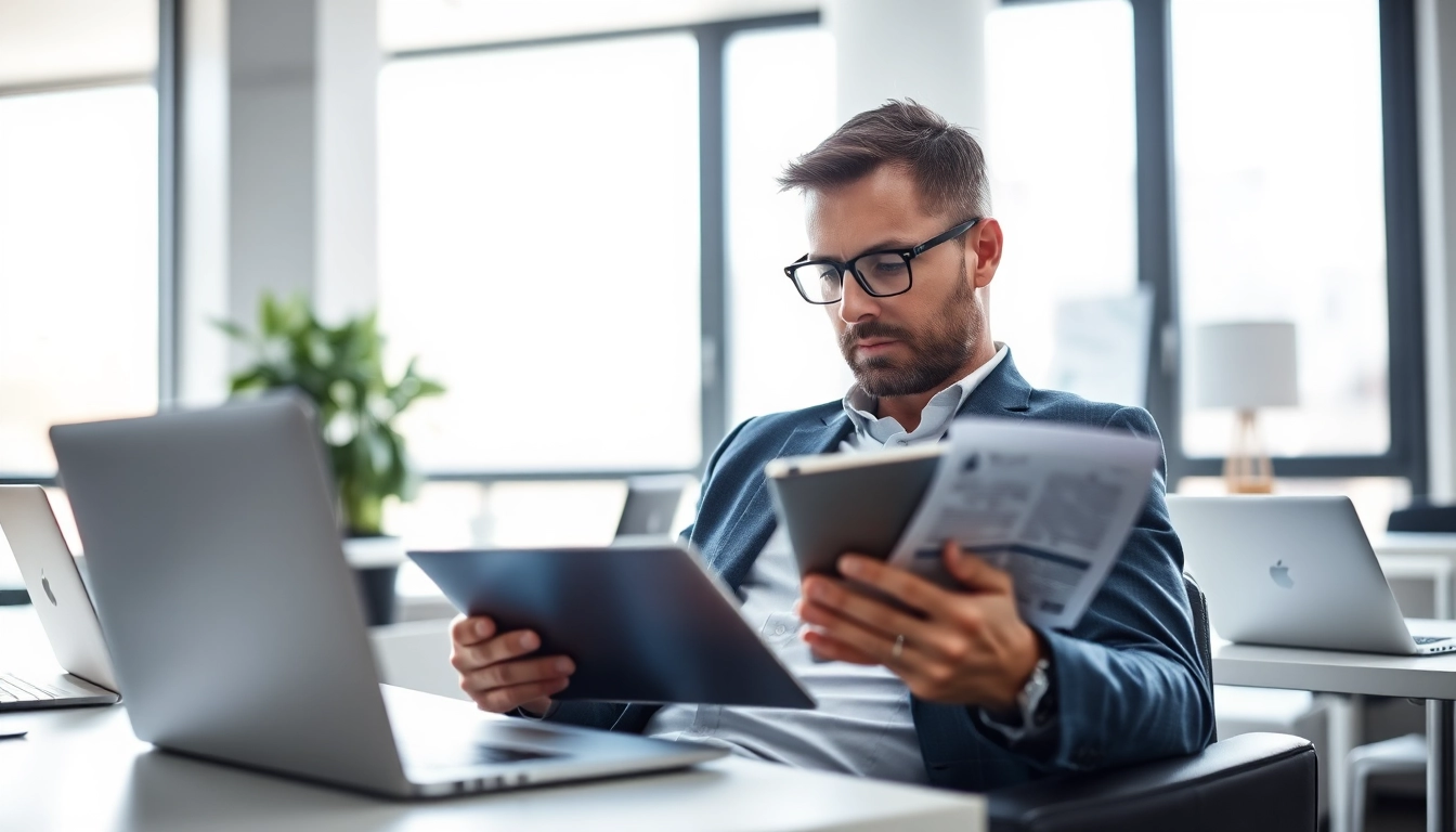 Headhunter Saarbrücken konzentriert sich auf die Analyse von Lebensläufen in einem modernen Büro.