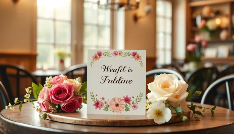 Gestalte traumhafte Hochzeitskarten mit kreativen Designs und floralen Motiven.