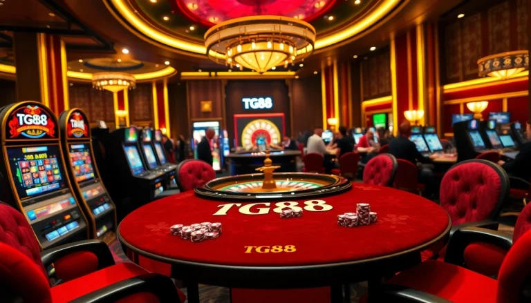 Experience the thrill of TG88 with high-stakes gambling at luxurious casino tables.