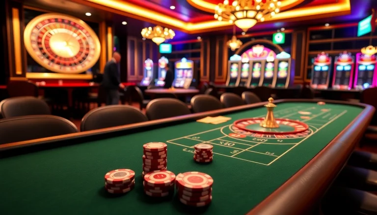 Players enjoying high-stakes games at XX88.XYZ in an exciting casino atmosphere.