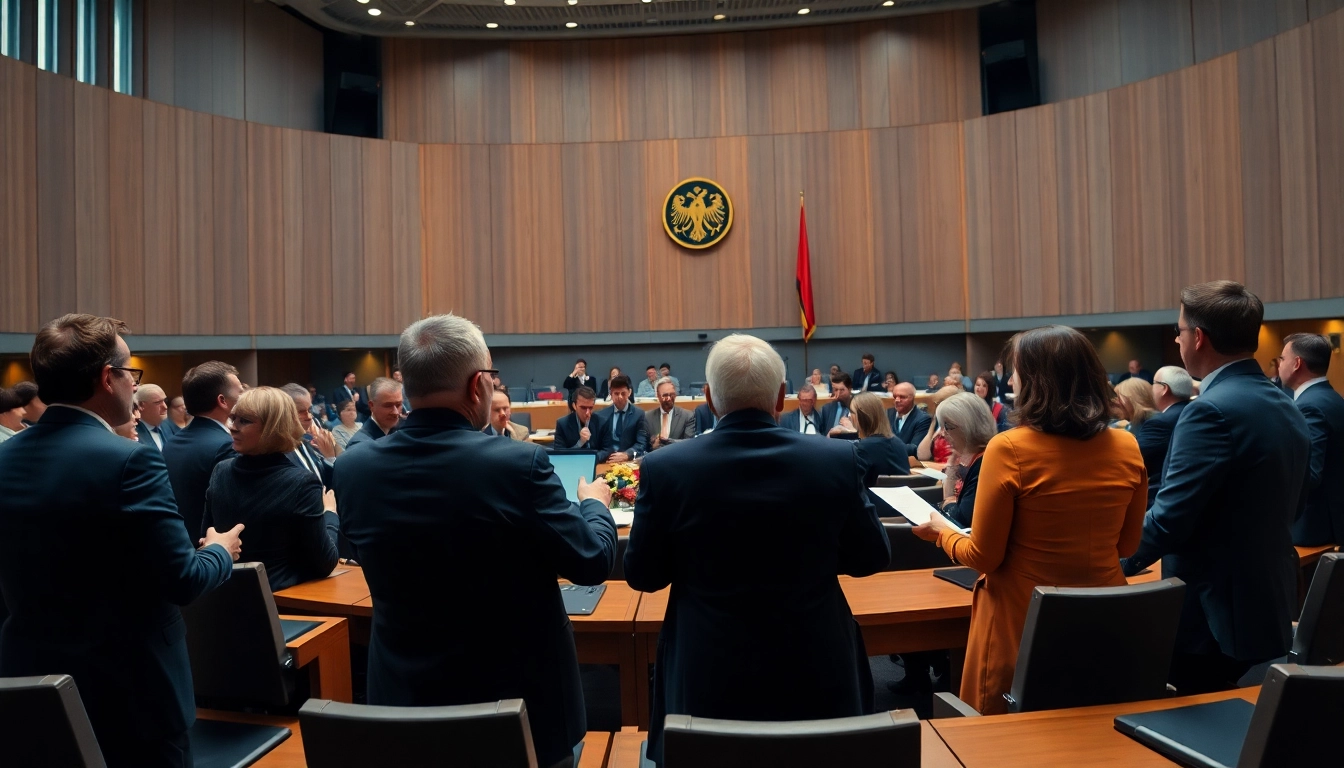 Politische Debatte im Bundestag beleuchtet aktuelle Deutschland Politik News.