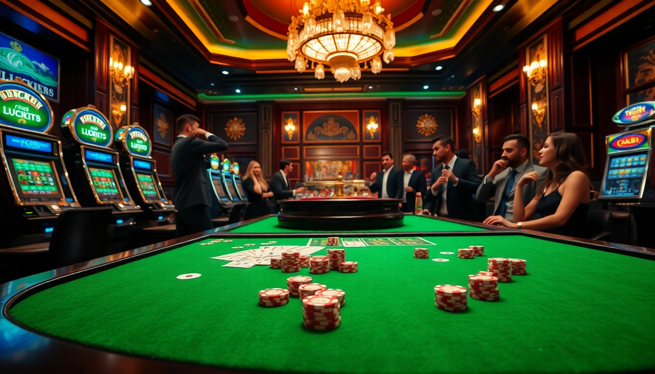 Trải nghiệm cảm giác hồi hộp với LUCK8、LUCKY8 qua những trò chơi casino sang trọng, bàn chơi sống động và các người chơi đầy hào hứng.