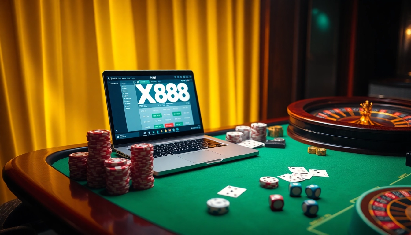 Experience thrilling gameplay at X88's luxurious online casino with real poker action.