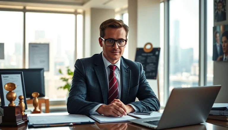 Headhunter Schweiz interview process with professionals in a modern office environment.