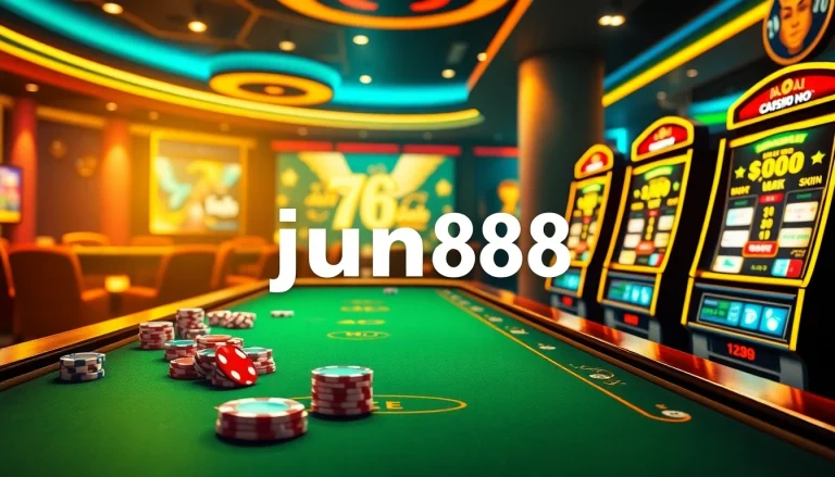 Experience adrenaline-fueled gaming at Nhà cái jun88 with vibrant online casino visuals.