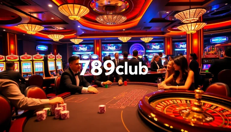 Experience the excitement of gambling at 789club's luxurious casino tables.