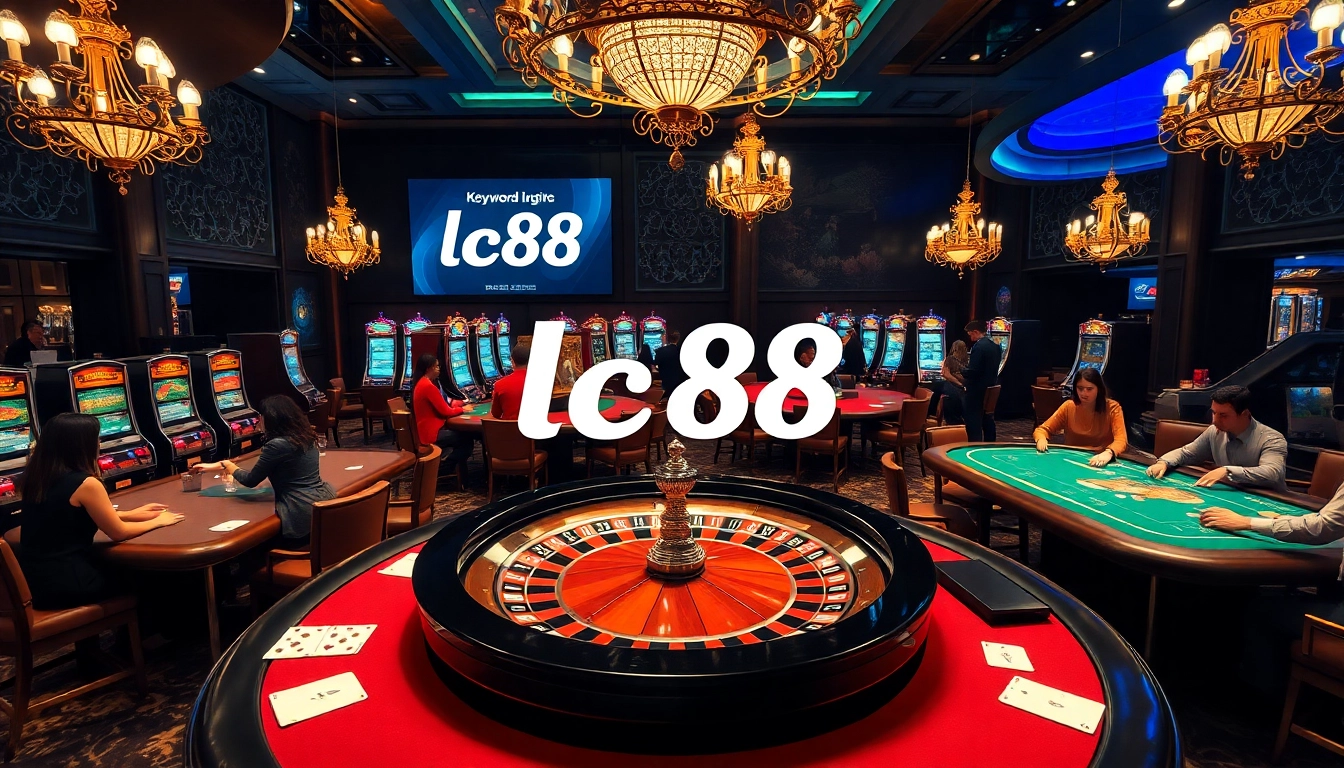 Experience the excitement of luxury gambling at lc88 with engaging roulette and vibrant slot machines.